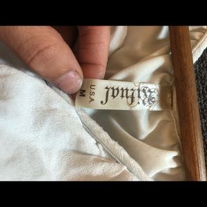 White long sleeve off the shoulder top